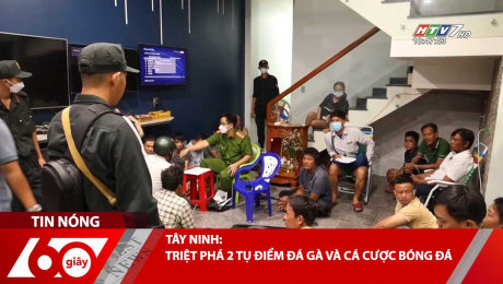 Xem Clip TÂY NINH: TRIỆT PHÁ 2 TỤ ĐIỂM ĐÁ GÀ VÀ CÁ CƯỢC BÓNG ĐÁ HD Online.