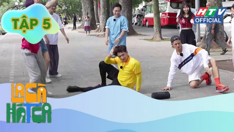 Xem Show TV SHOW La Cà Hát Ca Tập 05: Ngô Kiến Huy tập aerobic cực dẻo,Trọng Hiếu chơi xả láng khiến anh em hoảng loạn HD Online.