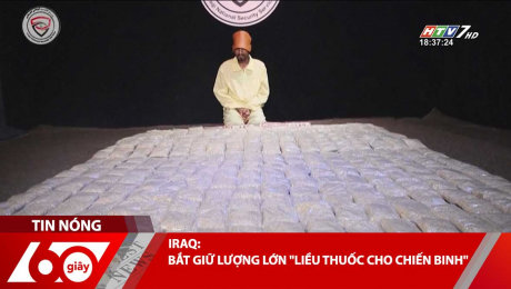 Xem Clip IRAQ: BẮT GIỮ LƯỢNG LỚN "LIỀU THUỐC CHO CHIẾN BINH" HD Online.