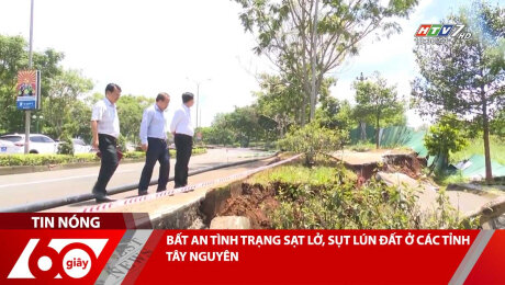 Xem Clip BẤT AN TÌNH TRẠNG SẠT LỞ, SỤT LÚN ĐẤT Ở CÁC TỈNH TÂY NGUYÊN HD Online.