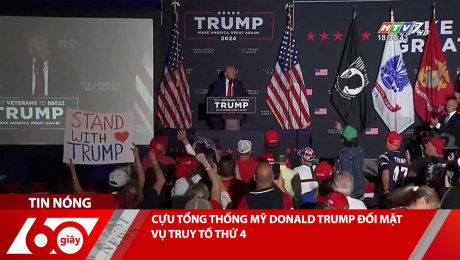 Xem Clip CỰU TỔNG THỐNG MỸ DONALD TRUMP ĐỐI MẶT VỤ TRUY TỐ THỨ 4 HD Online.