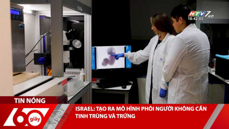 Xem Clip ISRAEL: TẠO RA MÔ HÌNH PHÔI NGƯỜI KHÔNG CẦN TINH TRÙNG VÀ TRỨNG HD Online.