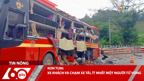 Xem Clip KON TUM: XE KHÁCH VA CHẠM XE TẢI, ÍT NHẤT MỘT NGƯỜI TỬ VONG HD Online.