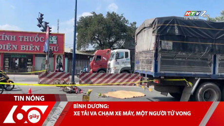 Xem Clip BÌNH DƯƠNG: XE TẢI VA CHẠM XE MÁY, MỘT NGƯỜI TỬ VONG HD Online.