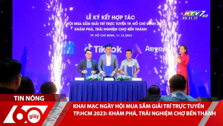 Xem Clip KHAI MẠC NGÀY HỘI MUA SẮM GIẢI TRÍ TRỰC TUYẾN TP.HCM 2023: KHÁM PHÁ, TRẢI NGHIỆM CHỢ BẾN THÀNH HD Online.