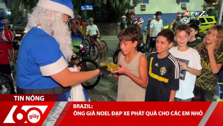 Xem Clip BRAZIL: ÔNG GIÀ NOEL ĐẠP XE PHÁT QUÀ CHO CÁC EM NHỎ HD Online.