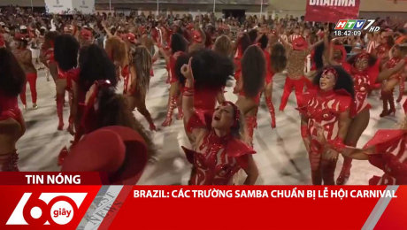 Xem Clip BRAZIL: CÁC TRƯỜNG SAMBA CHUẨN BỊ LỄ HỘI CARNIVAL HD Online.