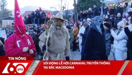 Xem Clip SÔI ĐỘNG LỄ HỘI CARNAVAL TRUYỀN THỐNG TẠI BẮC MACEDONIA HD Online.