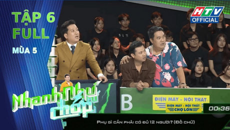 Xem Show TV SHOW Nhanh Như Chớp Mùa 5 Tập 06: Hari Won "quăng miếng" với Thanh Thức, Hoàng Mập trở lại HD Online.