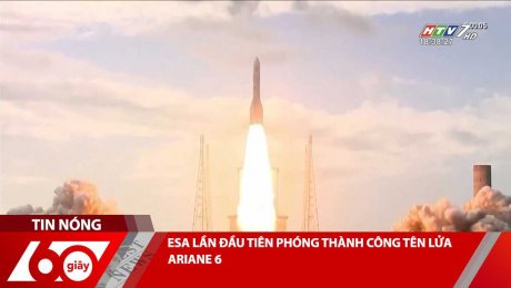 Xem Clip ESA LẦN ĐẦU TIÊN PHÓNG THÀNH CÔNG TÊN LỬA ARIANE 6 HD Online.