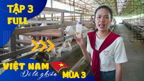 Xem Show TV SHOW Việt Nam - Đi Là Ghiền Mùa 3 Tập 03: Một ngày làm nông dân chăn dê HD Online.