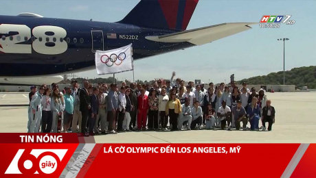 Xem Clip LÁ CỜ OLYMPIC ĐẾN LOS ANGELES, MỸ HD Online.