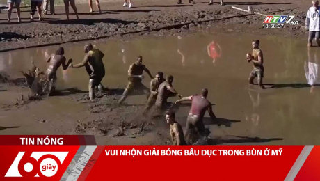 VUI NHỘN GIẢI BÓNG BẦU DỤC TRONG BÙN Ở MỸ