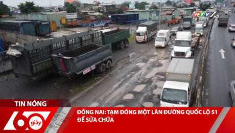 Xem Clip ĐỒNG NAI: TẠM ĐÓNG MỘT LÀN ĐƯỜNG QUỐC LỘ 51 ĐỂ SỬA CHỮA HD Online.