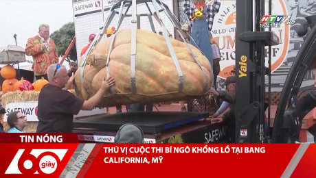 THÚ VỊ CUỘC THI BÍ NGÔ KHỔNG LỒ TẠI BANG CALIFORNIA, MỸ