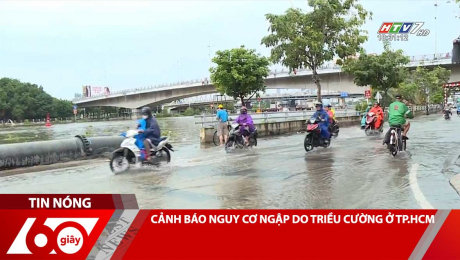 CẢNH BÁO NGUY CƠ NGẬP DO TRIỀU CƯỜNG Ở TP.HCM