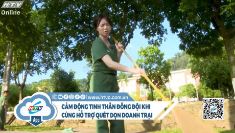 Xem Show CLIP HÀI Cảm động tinh thần đồng đội khi cùng nhau vệ sinh doanh trại HD Online.