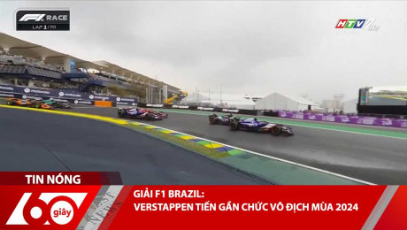 GIẢI F1 BRAZIL: VERSTAPPEN TIẾN GẦN CHỨC VÔ ĐỊCH MÙA 2024