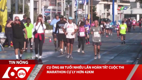 CỤ ÔNG 88 TUỔI NHIỀU LẦN HOÀN TẤT CUỘC THI MARATHON CỰ LY HƠN 42KM