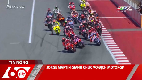 JORGE MARTIN GIÀNH CHỨC VÔ ĐỊCH MOTORGP