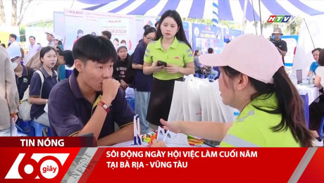 SÔI ĐỘNG NGÀY HỘI VIỆC LÀM CUỐI NĂM TẠI BÀ RỊA - VŨNG TÀU