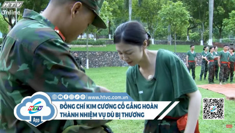 Đồng chí Kim Cương vẫn cố gắng hoàn thành nhiệm vụ dù đang bị thương