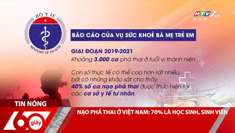 NẠO PHÁ THAI Ở VIỆT NAM: 70% LÀ HỌC SINH, SINH VIÊN