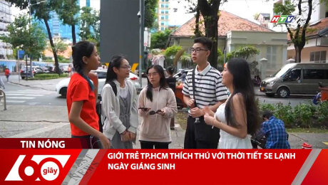 GIỚI TRẺ TP.HCM THÍCH THÚ VỚI THỜI TIẾT SE LẠNH NGÀY GIÁNG SINH