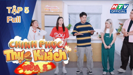 Xem Show TV SHOW Chinh Phục Thực Khách Mùa 3 Tập 05: 3 Host KINH NGẠC với tài nấu ăn của Balienzz, Groovie HD Online.