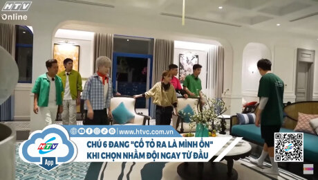 Chú 6 đang cố tỏ ra là mình ổn khi vào nhầm đội