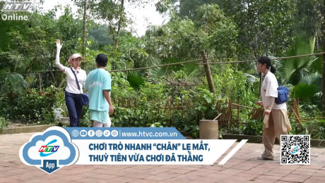 Nhanh “chân” lẹ mắt, Thuỳ Tiên vừa chơi đã thắng