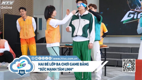 Xem Show CLIP HÀI Hai bé lớp ba chơi game bằng "sức mạnh tâm linh" HD Online.