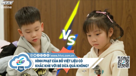 Xem Show CLIP HÀI Hình phạt của bố Việt liệu có khắc khe với bé Dừa quá không?  HD Online.