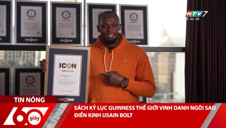 SÁCH KỶ LỤC GUINNESS THẾ GIỚI VINH DANH NGÔI SAO ĐIỀN KINH USAIN BOLT