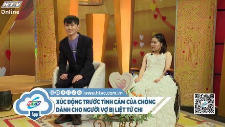 Xúc động trước tình cảm của chồng Trung dành cho vợ Việt bị liệt tứ chi