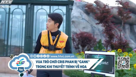 Cris Phan bị "gank" trong khi thuyết trình về hoa