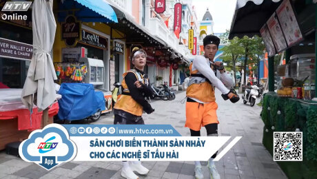 Sân chơi biến thành sàn nhảy cho các nghệ sĩ tấu hài