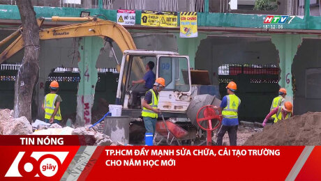 Xem Clip TP.HCM ĐẨY MẠNH SỬA CHỮA, CẢI TẠO TRƯỜNG CHO NĂM HỌC MỚI HD Online.