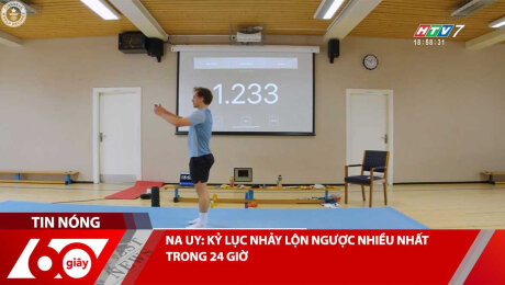 NA UY: KỶ LỤC NHẢY LỘN NGƯỢC NHIỀU NHẤT TRONG 24 GIỜ