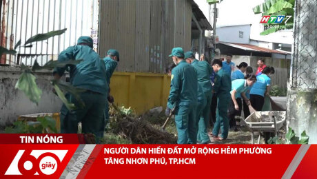 Xem Clip NGƯỜI DÂN HIẾN ĐẤT MỞ RỘNG HẺM PHƯỜNG TĂNG NHƠN PHÚ, TP.HCM HD Online.