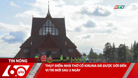 Xem Clip THỤY ĐIỂN: NHÀ THỜ CỔ KIRUNA ĐÃ ĐƯỢC DỜI ĐẾN VỊ TRÍ MỚI SAU 2 NGÀY HD Online.