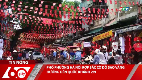 Xem Clip PHỐ PHƯỜNG HÀ NỘI RỢP SẮC CỜ ĐỎ SAO VÀNG HƯỚNG ĐẾN QUỐC KHÁNH 2/9 HD Online.