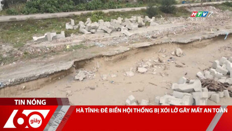 Xem Clip HÀ TĨNH: ĐÊ BIỂN HỘI THỐNG BỊ XÓI LỞ GÂY MẤT AN TOÀN HD Online.