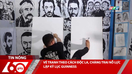 Xem Clip VẼ TRANH THEO CÁCH ĐỘC LA, CHÀNG TRAI NỖ LỰC LẬP KỶ LỤC GUINNESS HD Online.