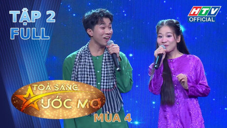 Xem Show TV SHOW Tỏa Sáng Ước Mơ Mùa 4 Tập 02: Đại chiến cực căng với những màn song ca cuốn hút, ai sẽ ra về? HD Online.