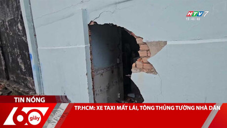 Xem Clip TP.HCM: XE TAXI MẤT LÁI, TÔNG THỦNG TƯỜNG NHÀ DÂN HD Online.