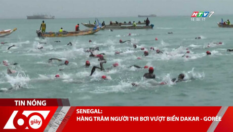 Xem Clip SENEGAL: HÀNG TRĂM NGƯỜI THI BƠI VƯỢT BIỂN DAKAR - GORÉE HD Online.