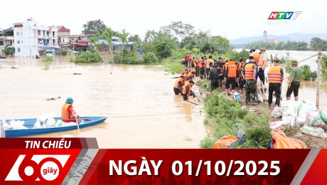 Xem Clip Bản Tin 60s 01/10/2025 HD Online.