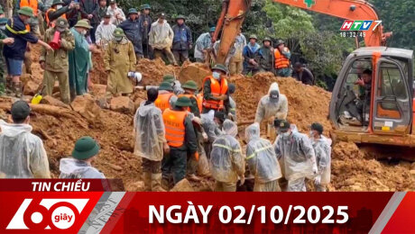 Xem Clip Bản Tin 60s 02/10/2025 HD Online.