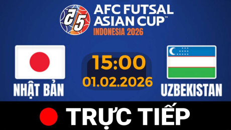 Xem TRỰC TIẾP - FUTSAL Châu Á 2026 | Nhật Bản vs Uzbekistan Online.